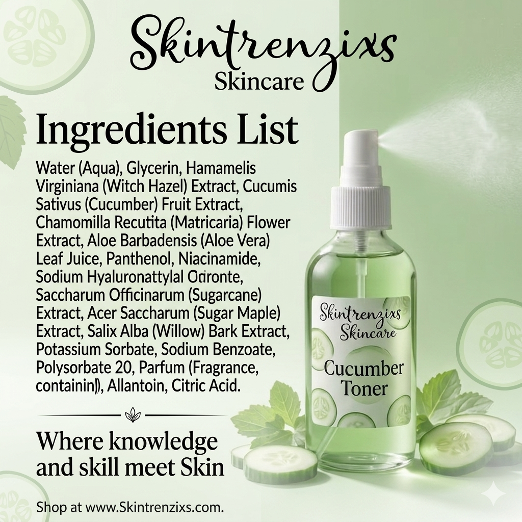Skintrenzixs Cucumber Toner